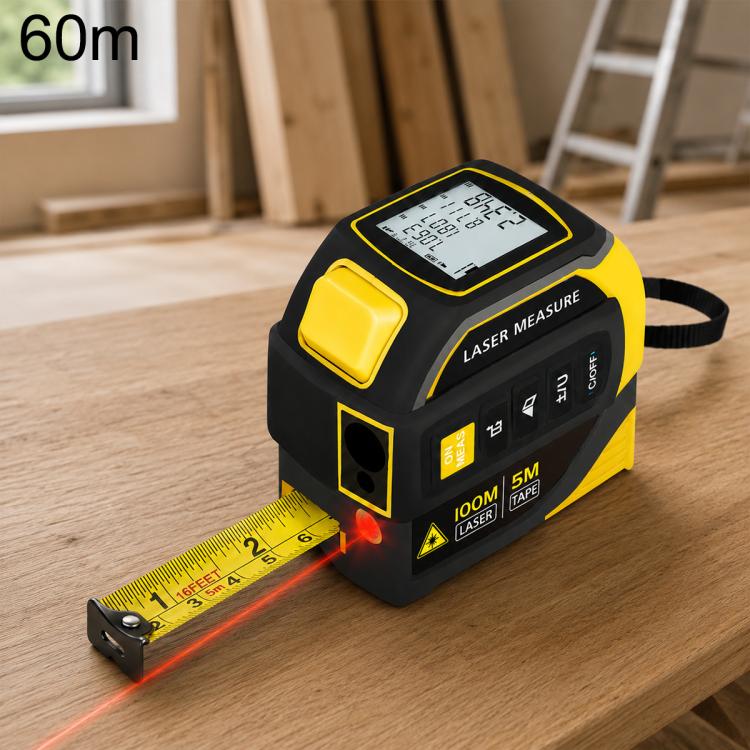 4 in 1 High-Precision Infrared Cross Line Bluetooth Laser Rangefinder, 40m, 60m, 80m, 100m