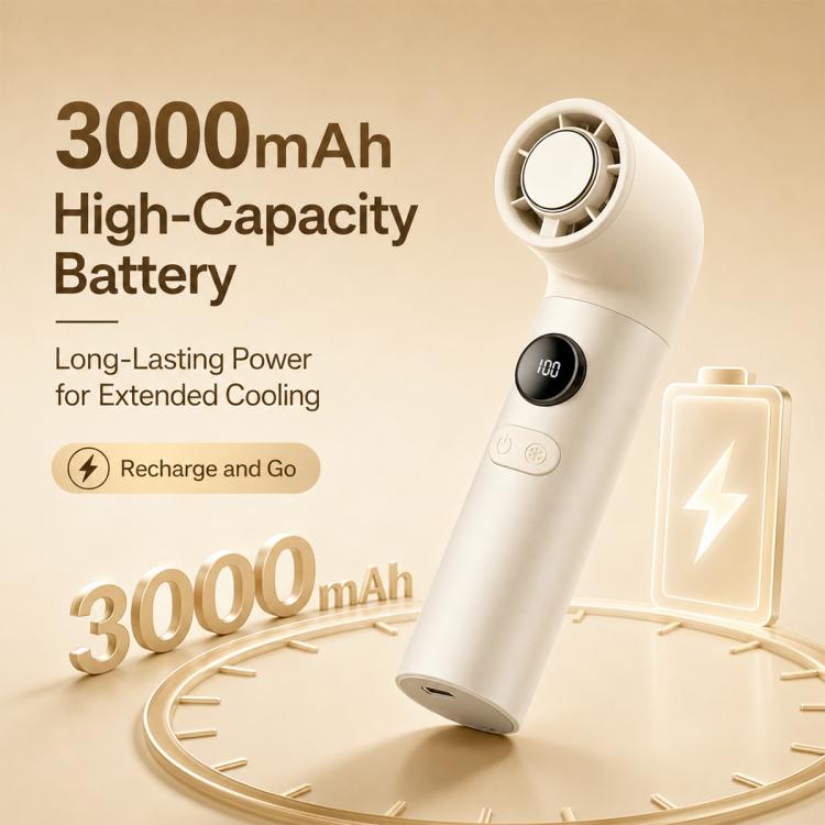 H27 Curved Ice Cooling Fan with Digital Display