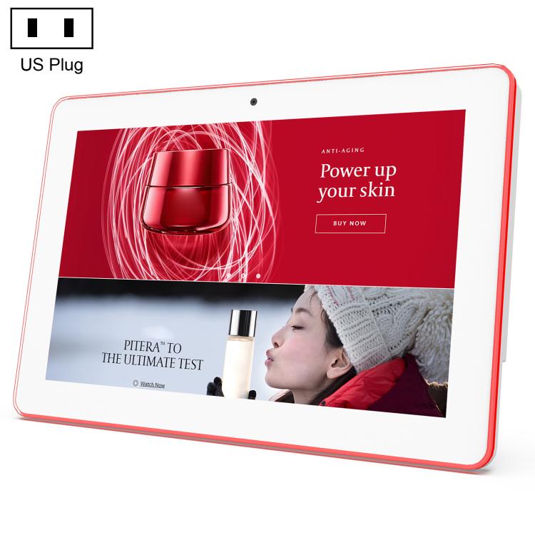 WA1059T 10.1 inch HD Touch Screen Digital Signage with Light, 4GB+32GB, Android 14 RK3576S Quad Core, US Plug, EU Plug, UK Plug