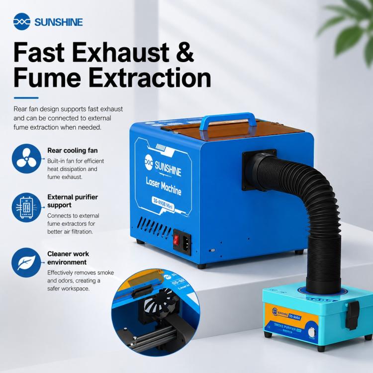 SUNSHINE SS-890B Mini Laser Screen Removal Machine, AU Plug, EU Plug, UK Plug, US Plug
