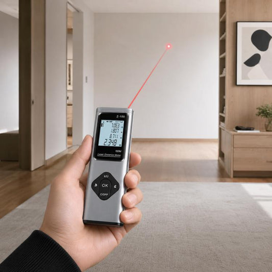 3 in 1 Crosshair Laser Rangefinder Digital Measuring Ruler, 40m