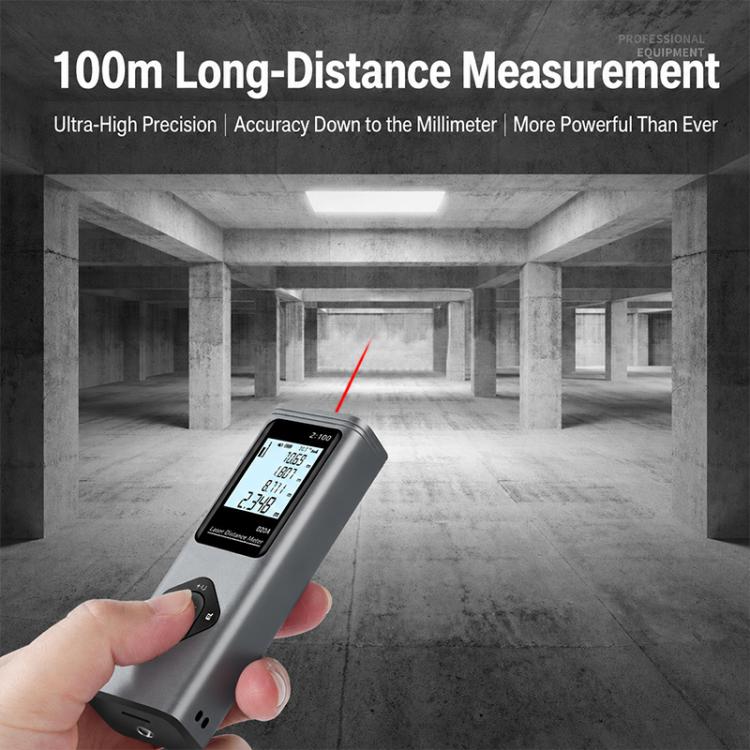 3 in 1 Crosshair Laser Rangefinder Digital Measuring Ruler, 40m