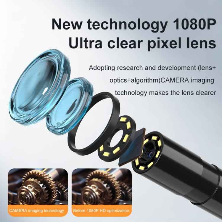 P790 4.3 inch HD Screen Industrial Endoscope, 8mm Single Lens / 2m, 8mm Single Lens / 5m, 8mm Single Lens / 10m