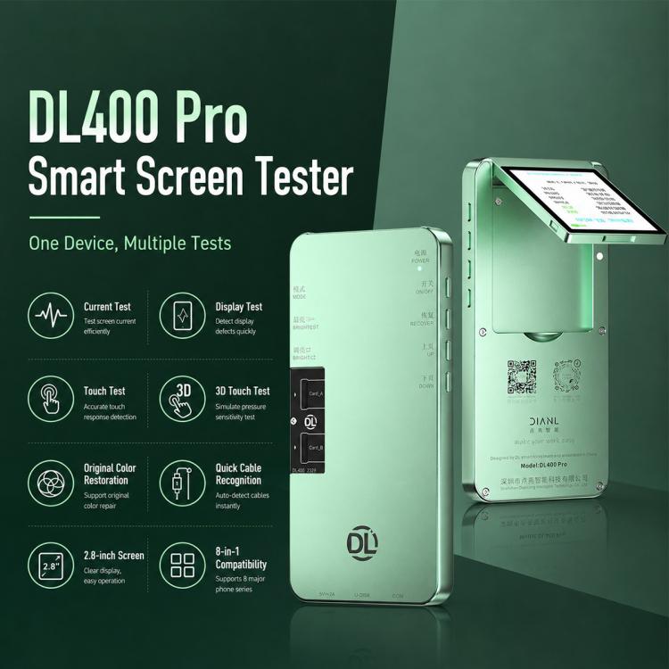DL400 Pro iTestBox Display Touch Multi-Function Tester Set For iPhone 6-17 Pro Max, For iPhone 6-17 Pro Max