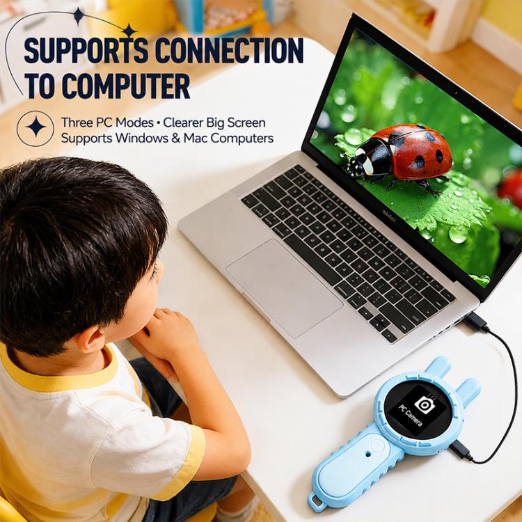V37 200X 2-inch IPS Screen Children Handheld Smart Magnifier