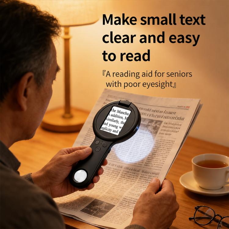 V5 500X 2.4-inch IPS Screen Handheld Smart Magnifier