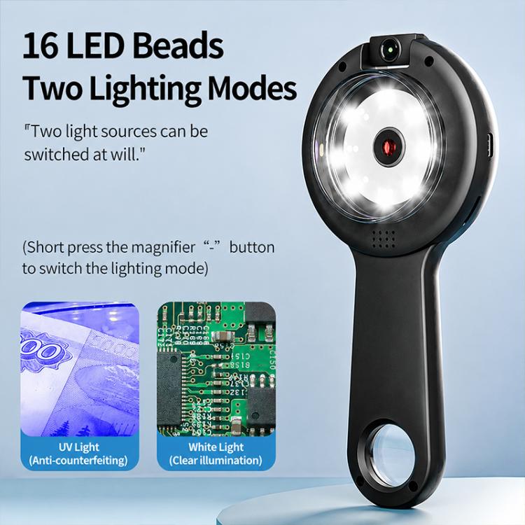 V5 500X 2.4-inch IPS Screen Handheld Smart Magnifier