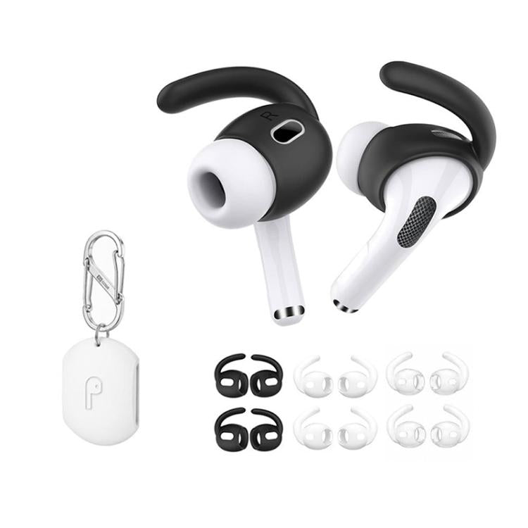 XDcase 6 Pairs Silicone Anti-slip Sports Ear Covers with Storage Case & Carabiner, For AirPods Pro 3