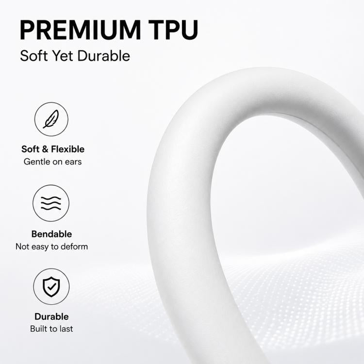 XDcase 3 Pairs Soft Rubber Anti-slip Sports Ear Hooks, For AirPods / Galaxy Buds
