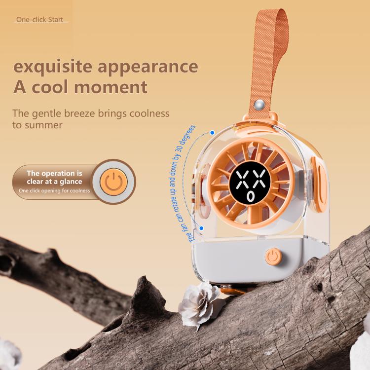 F8 Transparent Emoticon Mini Desktop Fan
