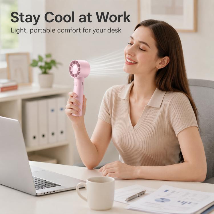 DF-91 Portable High-Speed Handheld Fan with Desktop Stand