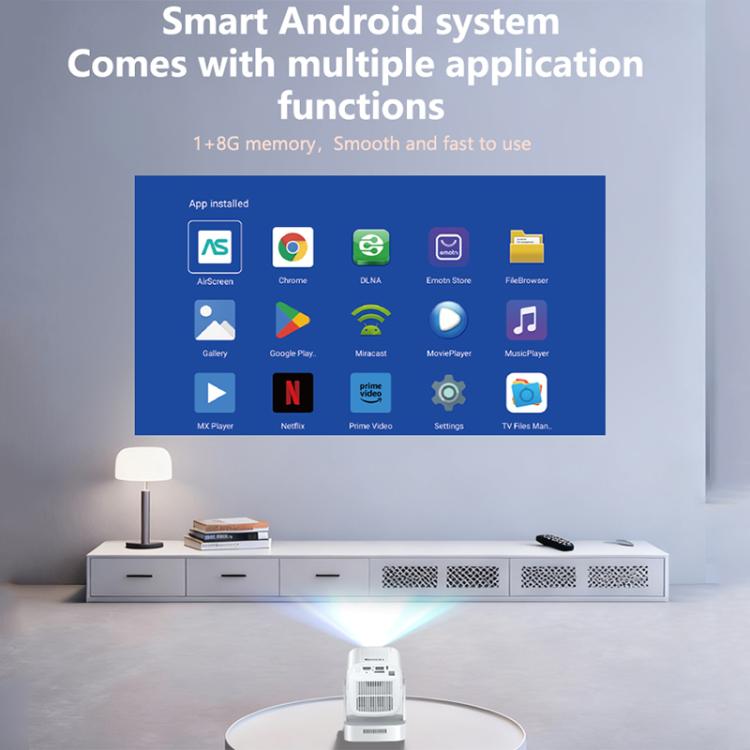 Yesido TV16 1080P Auto Focus Bluetooth 5.4 Smart Projector, EU Plug, UK Plug, US Plug