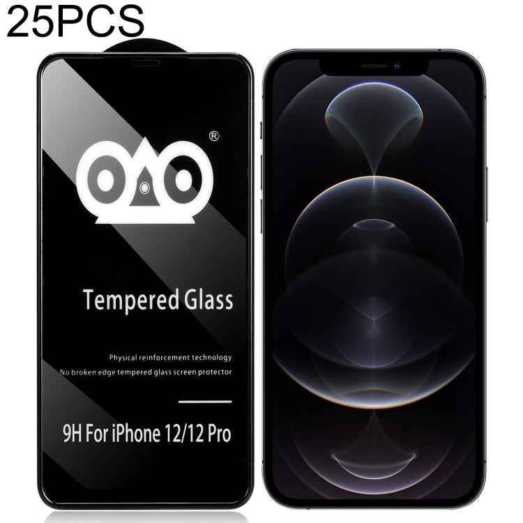 25 PCS Shockproof Anti-breaking Edge Airbag Tempered Glass Film, For iPhone X / XS (25 PCS), For iPhone XR (25 PCS), For iPhone XS Max (25 PCS), For iPhone 12 mini (25 PCS), For iPhone 12 / 12 Pro (25 PCS), For iPhone 12 Pro Max (25 PCS)               ...