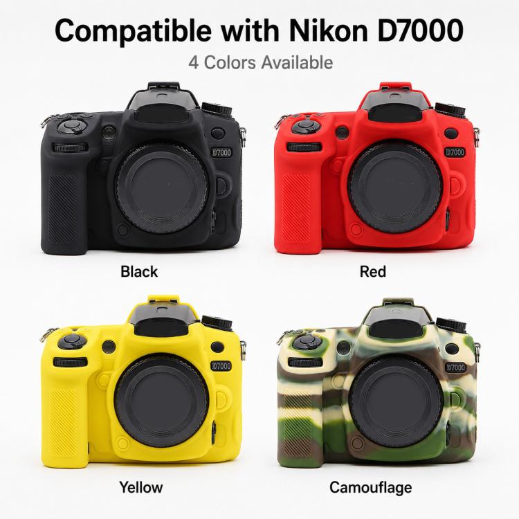 Soft Silicone Camera Protective Case, For Nikon D7000