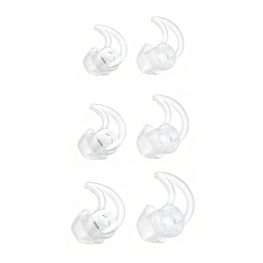 XDcase 3 Pairs Replacement Silicone Ear Tips with Wing, S/M/L Size, For BOSE QC30 / QC20 / QC20i