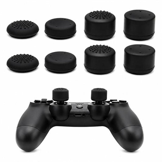 XDcase 8pcs Silicone Anti-Slip Joystick Cap Stackable Cover for PS5 / Switch Pro / Xbox 360 Gamepad