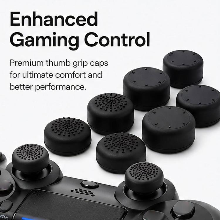 XDcase 8pcs Silicone Anti-Slip Joystick Cap Stackable Cover for PS5 / Switch Pro / Xbox 360 Gamepad