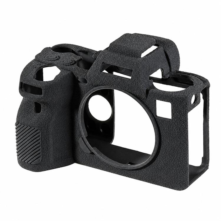 Litchi Texture Soft Silicone Camera Protective Case, For Sony ILCE-1 / A1 / Alpha 1
