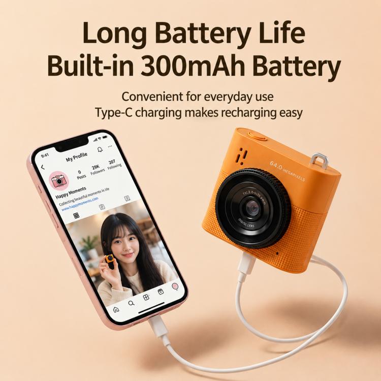 S5 6400PX 1.4 inch LCD HD Digital Mini Thumb Pocket Camera