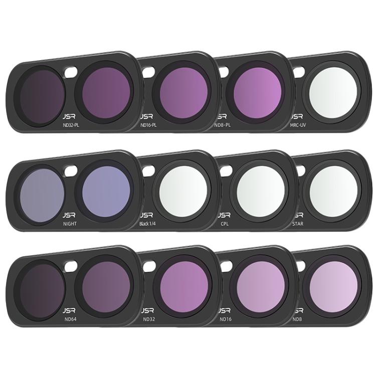 For Insta 360 Luna Ultra JSR CB Series Magnetic Camera Lens Filter, UV, CPL, ND8, ND16, ND32, ND64, STAR, NIGHT, Black Mist 1/4, 3 in 1 UV ND, 4 in 1 ND8-64, 4 in 1 CPL ND, 3 in 1 ND8-32, 6 in 1 ND UV CPL, 8 in 1 Mixed Filter, 12 in 1 Mixed Filter