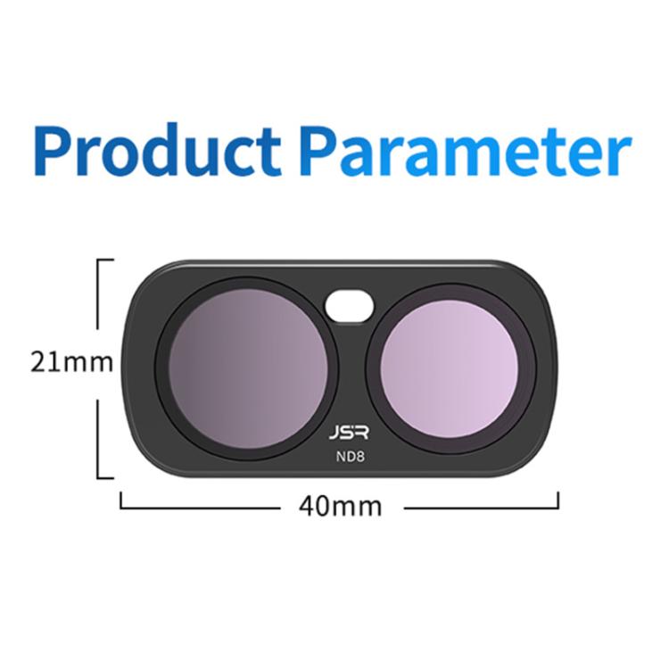 For Insta 360 Luna Ultra JSR CB Series Magnetic Camera Lens Filter, UV, CPL, ND8, ND16, ND32, ND64, STAR, NIGHT, Black Mist 1/4, 3 in 1 UV ND, 4 in 1 ND8-64, 4 in 1 CPL ND, 3 in 1 ND8-32, 6 in 1 ND UV CPL, 8 in 1 Mixed Filter, 12 in 1 Mixed Filter