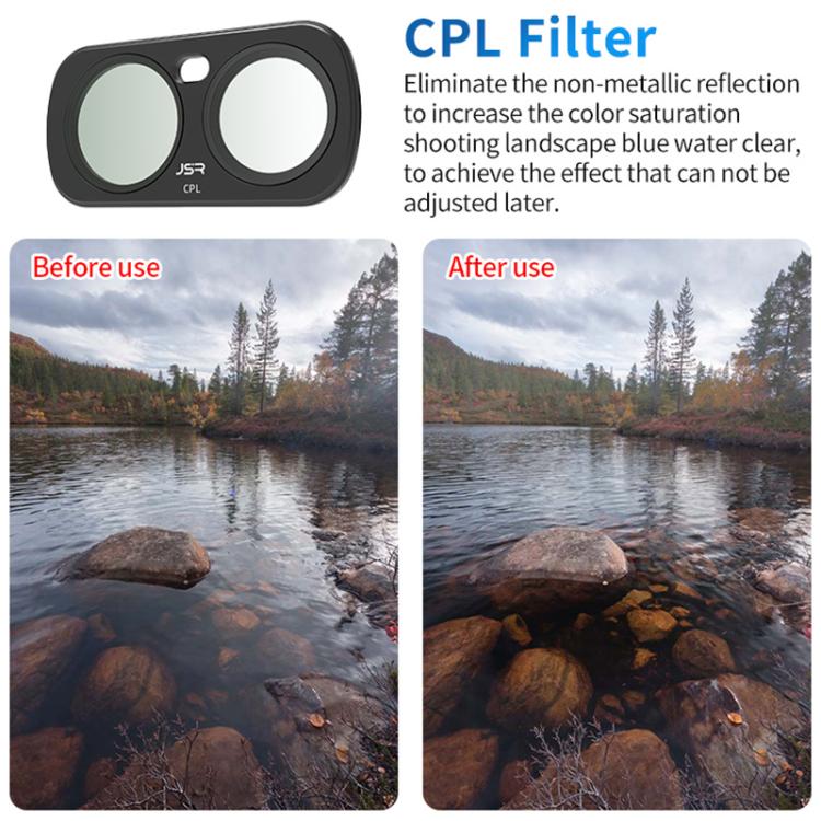 For Insta 360 Luna Ultra JSR CB Series Magnetic Camera Lens Filter, UV, CPL, ND8, ND16, ND32, ND64, STAR, NIGHT, Black Mist 1/4, 3 in 1 UV ND, 4 in 1 ND8-64, 4 in 1 CPL ND, 3 in 1 ND8-32, 6 in 1 ND UV CPL, 8 in 1 Mixed Filter, 12 in 1 Mixed Filter