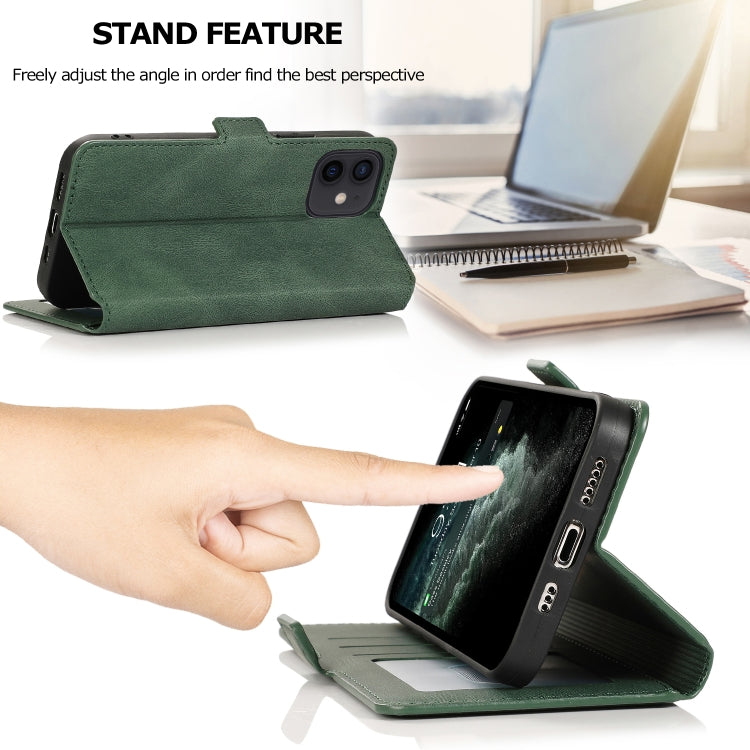 Retro Magnetic Closing Clasp Horizontal Flip Leather Case with Holder & Card Slots & Photo Frame & Wallet, For iPhone 12 mini, For iPhone 12 Pro Max