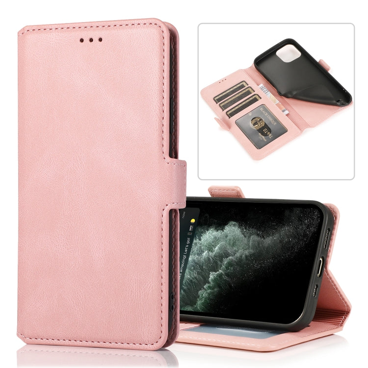 Retro Magnetic Closing Clasp Horizontal Flip Leather Case with Holder & Card Slots & Photo Frame & Wallet, For iPhone 12 mini, For iPhone 12 Pro Max