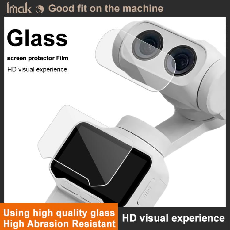 imak Tempered Glass Film with Camera Lens Film, For Insta360 Luna Ultra