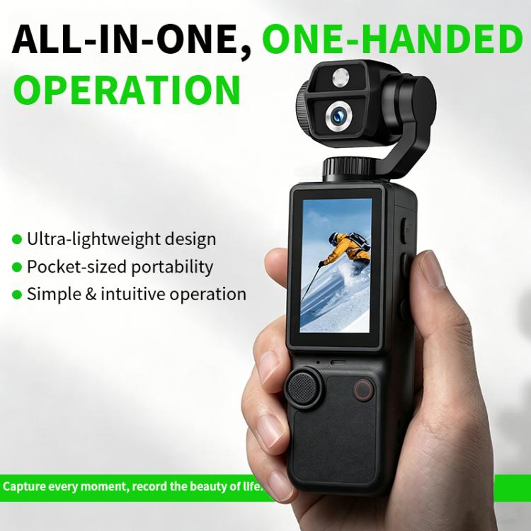 Q9 2 inch IPS Screen 4K UHD Sports Gimbal Camera