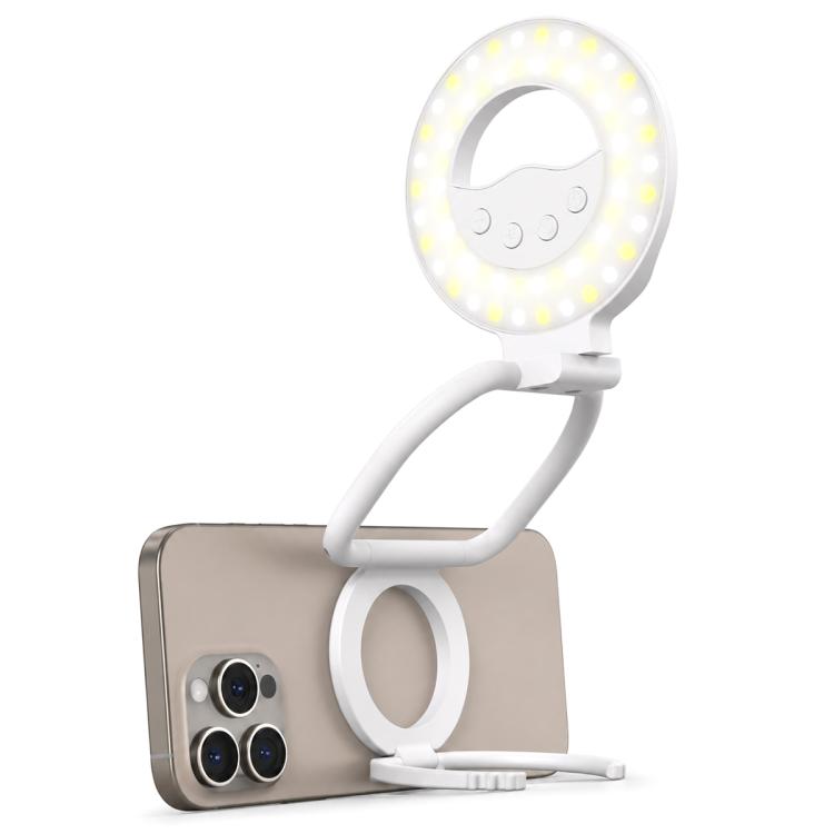 Multifunctional Portable Foldable Magnetic Fill Light Phone Holder