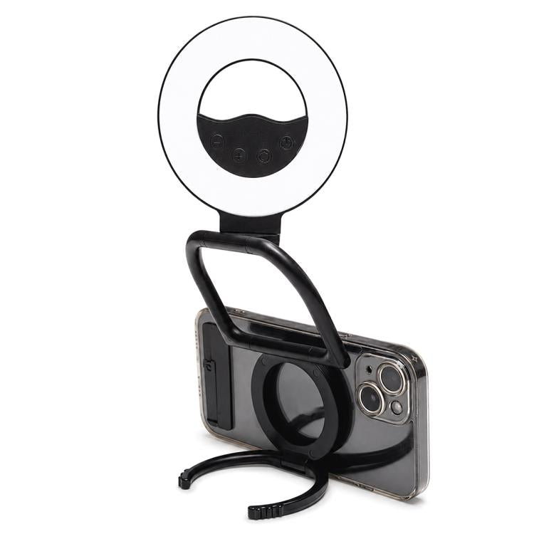 Multifunctional Portable Foldable Magnetic Fill Light Phone Holder