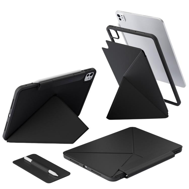 XDcase Detachable Frame Dual-Sided Magnetic Smart Tablet Leather Case with Pencil Holder, For iPad Air 11 2026/2025/2024, For iPad 2025 / 2022, For iPad mini 2024 / 2021, For iPad Pro 11 2022/2021/2020/2018, For iPad Air 10.9 2022 / 2020