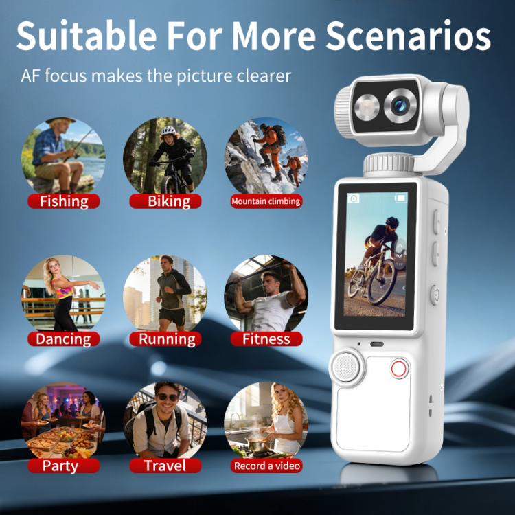 Q8 2 inch IPS Screen 4K Portable Multifunctional Camera