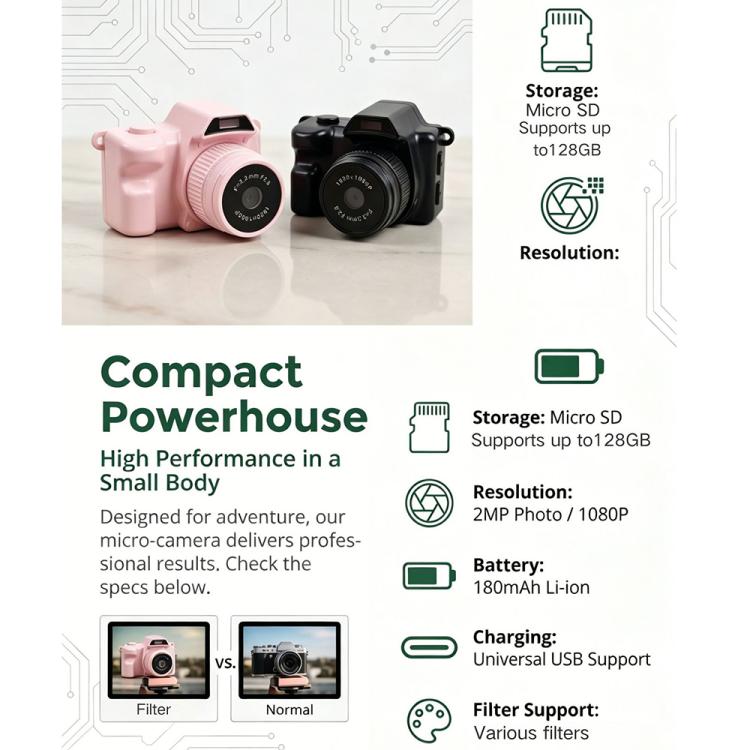 L300 2MP Mini Thumb Action Camera
