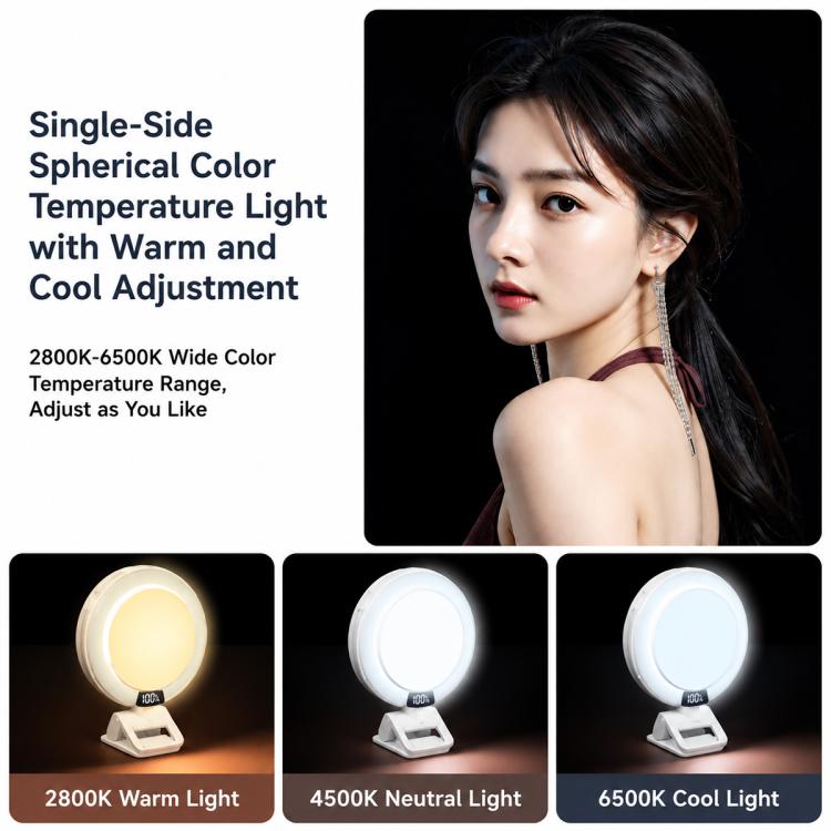 Live Streaming Photography 3 Color Temperatures RGB Fill Light