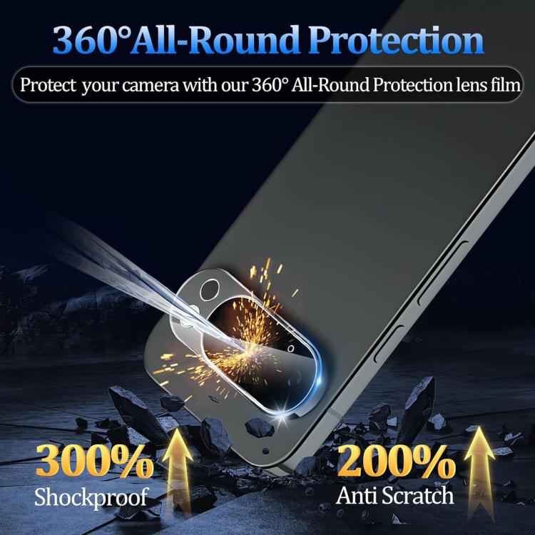 XDcase HD Integrated Tempered Glass Camera Lens Protector, For Google Pixel 10 Pro Fold, For Google Pixel 10 Pro XL, For Google Pixel 10 Pro, For Google Pixel 10