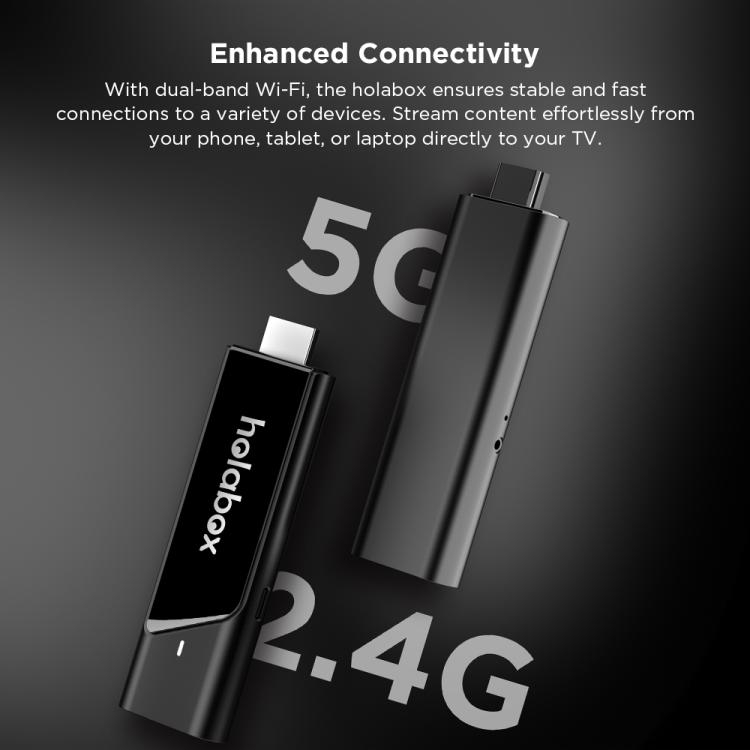 T600 HOLA BOX 4K UHD Android 11 TV Stick Amlogic S905Y4 2GB+16GB, EU Plug, US Plug, UK Plug, AU Plug