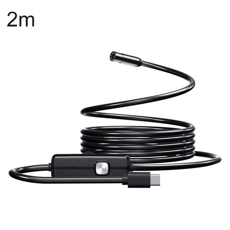 AN112T Type-C IP67 8LEDs 5.5mm Industry Digital Endoscope, 1m Hard Cable, 2m Hard Cable, 3.5m Hard Cable, 5m Hard Cable, 10m Hard Cable