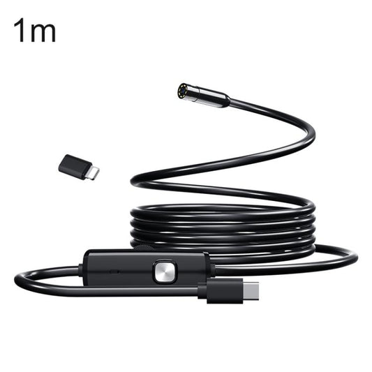 AN112T Type-C and 8 Pin IP67 8LEDs 8mm Industry Digital Endoscope, 1m Flexible Cable, 2m Flexible Cable, 3.5m Flexible Cable, 5m Flexible Cable, 10m Flexible Cable, 1m Hard Cable, 2m Hard Cable, 3.5m Hard Cable, 5m Hard Cable, 10m Hard Cable