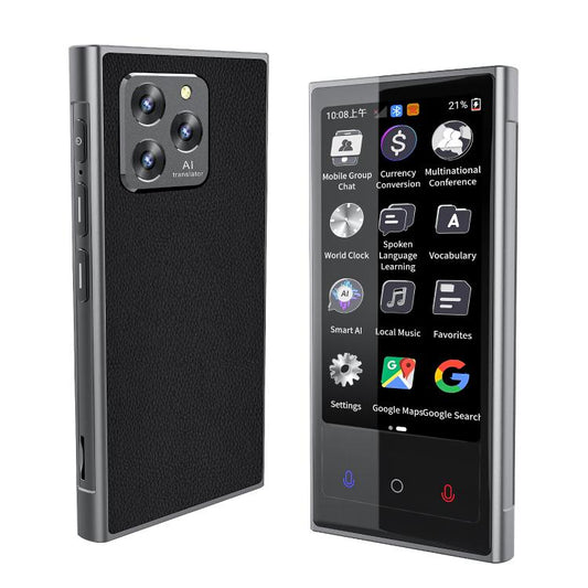 V2 4.04 inch Screen Portable AI Smart Translator Support 142 Online Languages, V2
