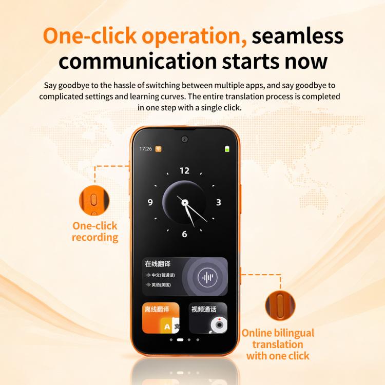 F80 Pro 4.7 inch Portable Audio and Video Calling AI Smart Translator, F80 Pro