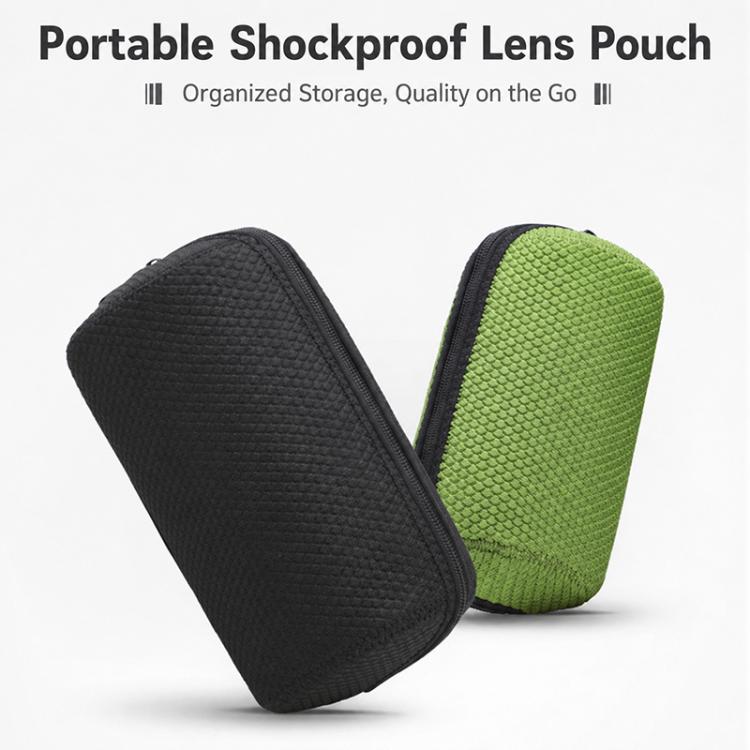 Zipper Camera Lens Pouch Waterproof Lens Protective Bag, Small Lens Pouch, Medium Lens Pouch, Large Lens Pouch
