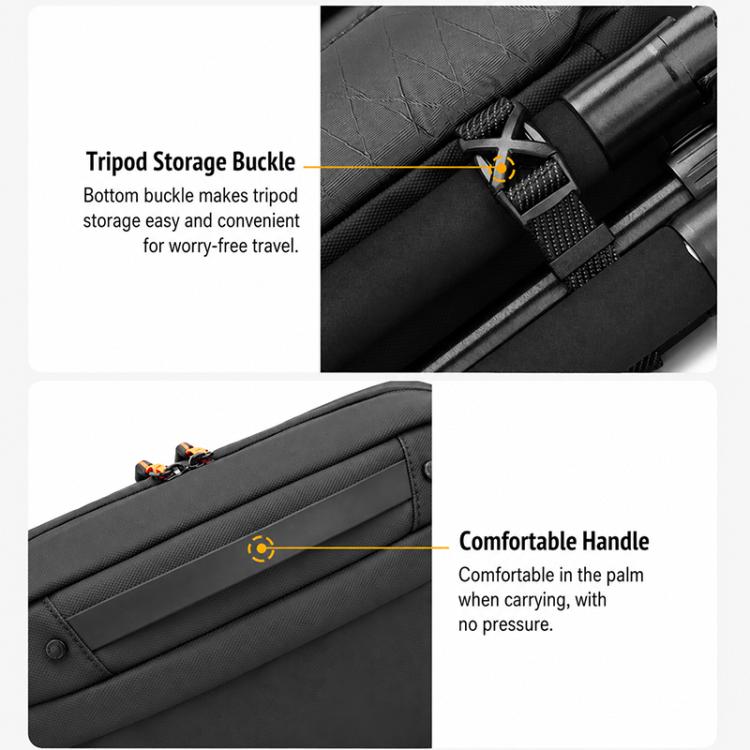 Camera Sling Chest Bag Multifunction Photography Shoulder Bag, 30 x 9.5 x 17cm