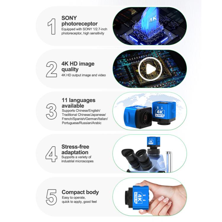 RELIFE MC1 60-megapixel 4K HD Microscope Camera, RELIFE MC1