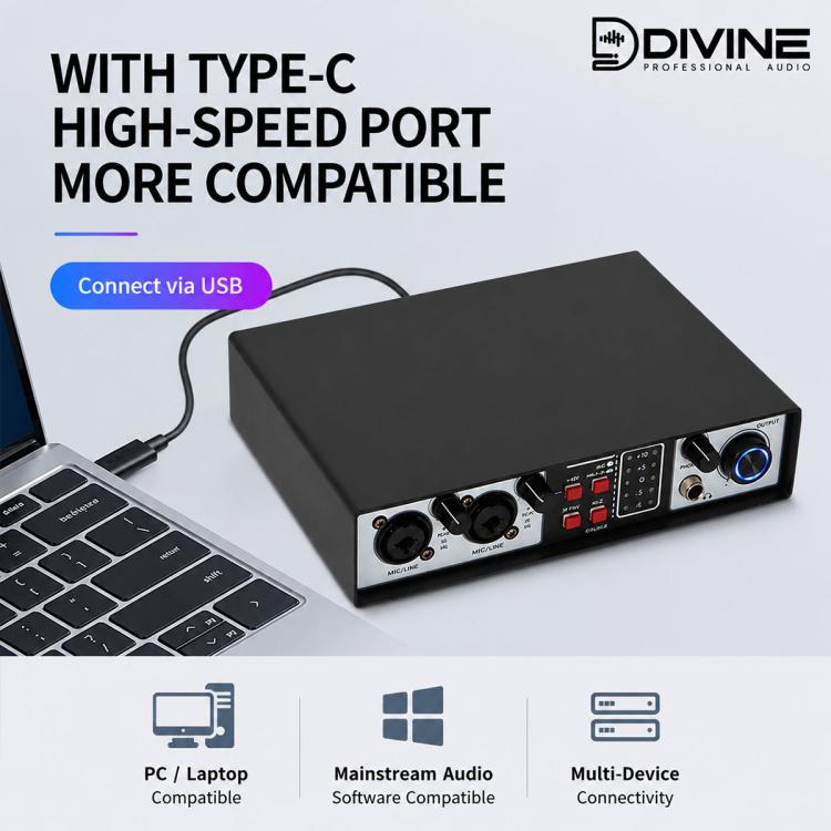 UR22MK Multi-function Professional Mixer External Live Streaming Sound Card, UR22MK