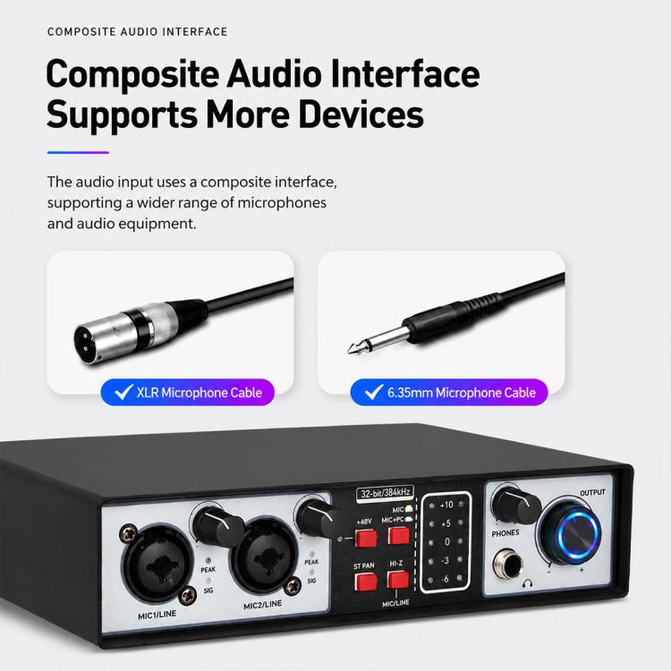 UR22MK Multi-function Professional Mixer External Live Streaming Sound Card, UR22MK