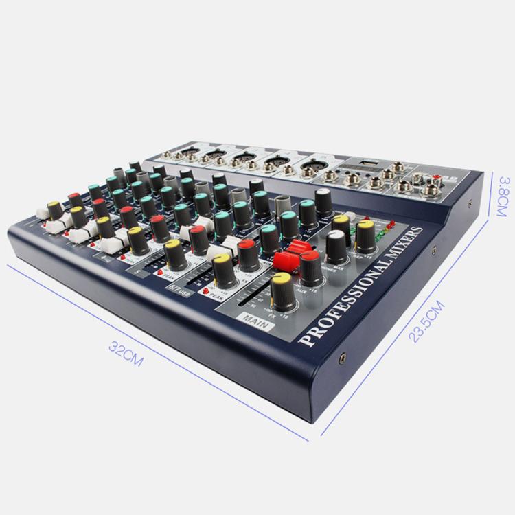 F4 4-Channel Multi-function Professional Bluetooth Live Streaming Mixer, EU Plug, UK Plug, US Plug