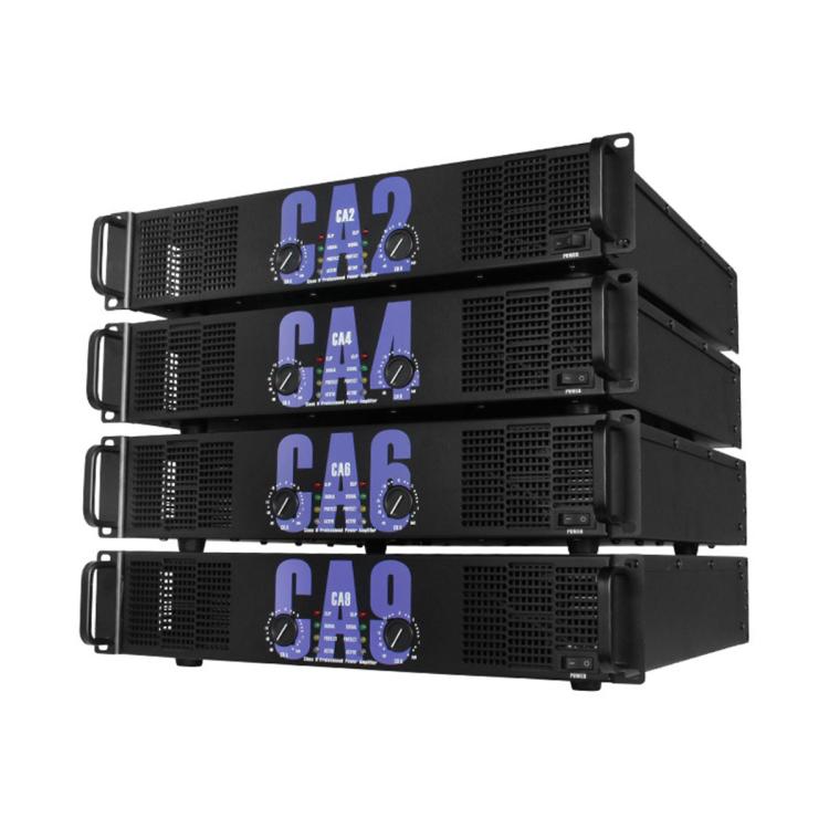 Stage Dual-Channel Pure Audio Power Amplifier, CA2 700W, CA4 1000W, CA6 1400W, CA9 1600W, CA12 2000W, CA18 2400W, CA20 2800W, CA30 3200W, CA50 3600W