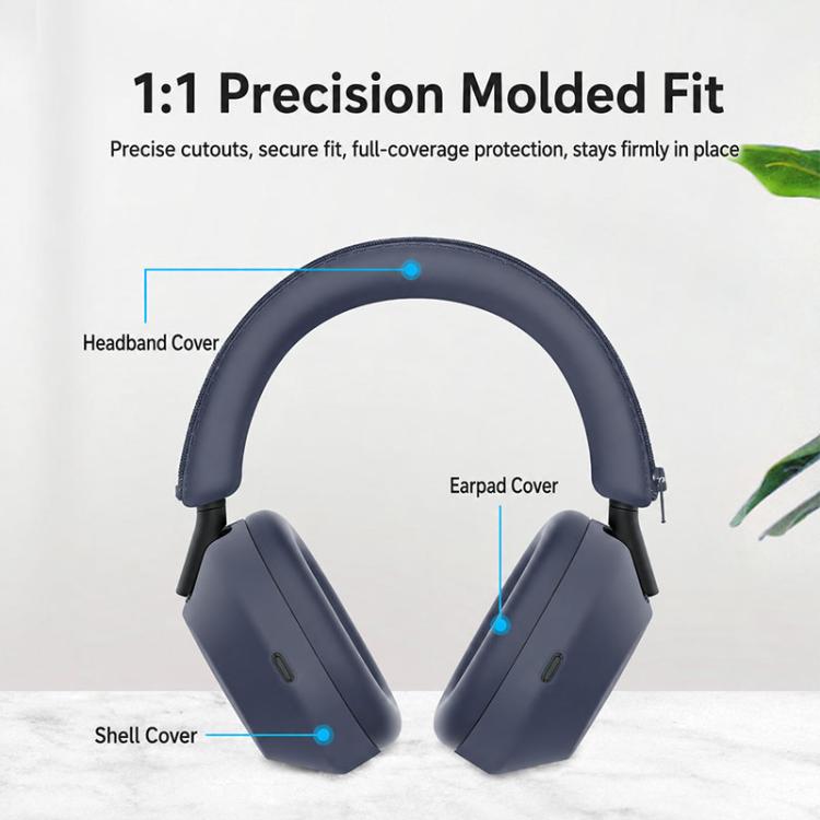 XDcase 3 in 1 Soft Silicone Headset Protective Case, For Sony WH-1000XM6